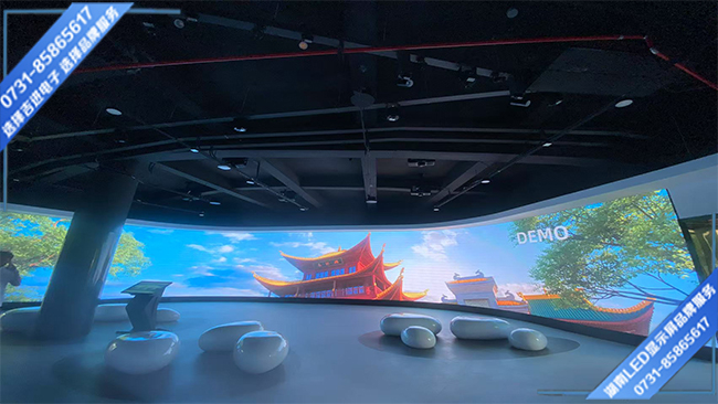 岳陽岳陽樓區某餐飲企業接待大廳LED顯示屏