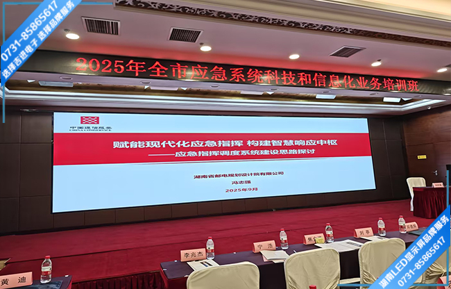 長沙岳麓區某酒店大型會議廳LED顯示屏